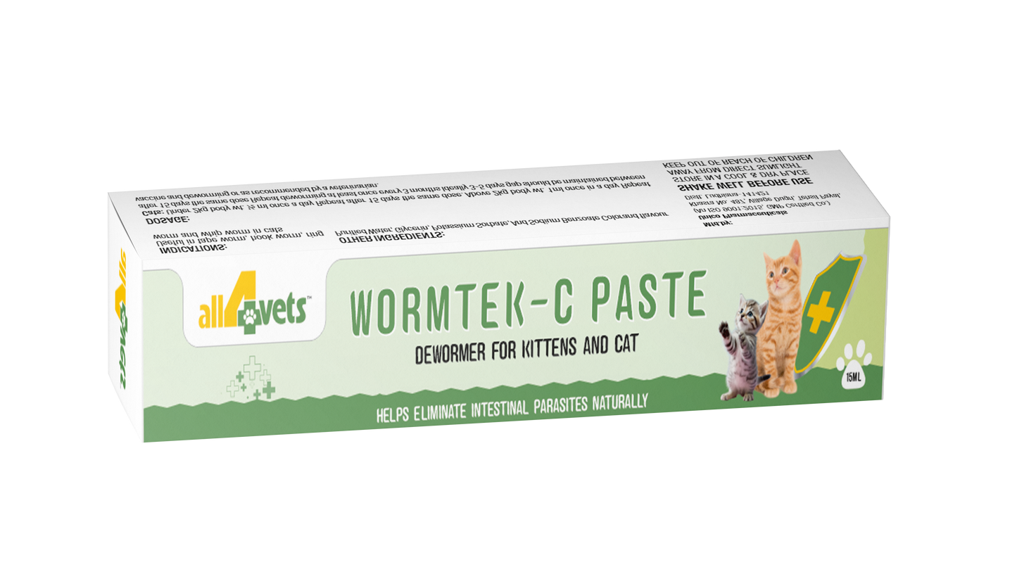 WORMTEK-C PASTE FOR KITTENS & CATS