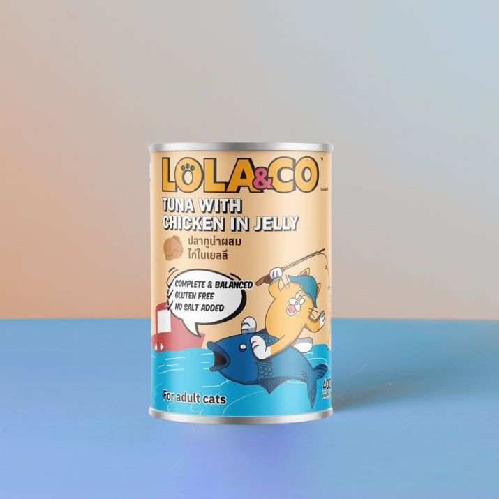Lola & Co Tuna with Chicken in Jelly β Nutritious & Tasty Meal for Cats
