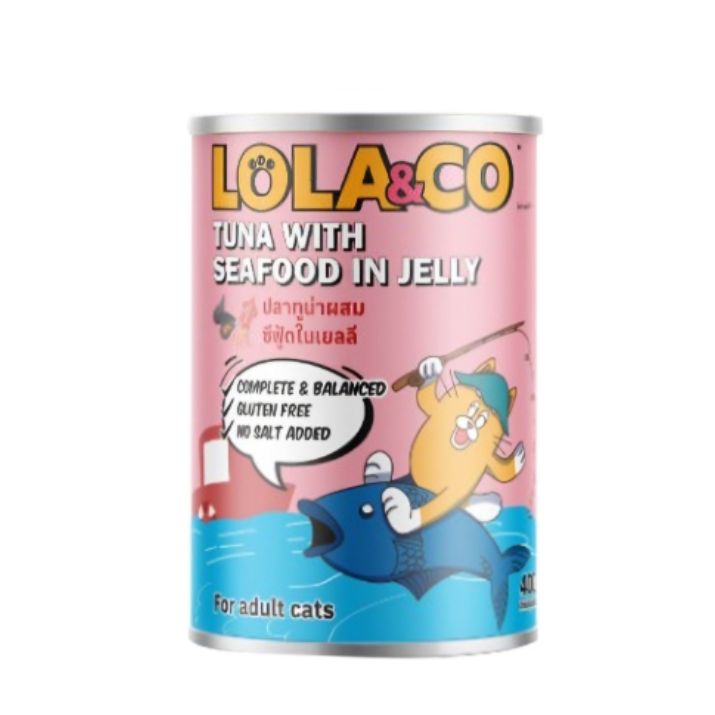LOLA & CO Tuna with Seafood in Jelly – Nutritious & Delicious Cat Food