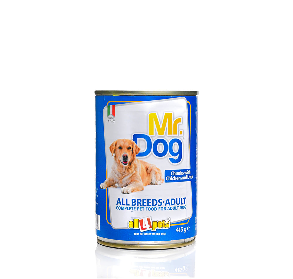Mr Dog Chunks With Chicken & Liver Adult Dog Food