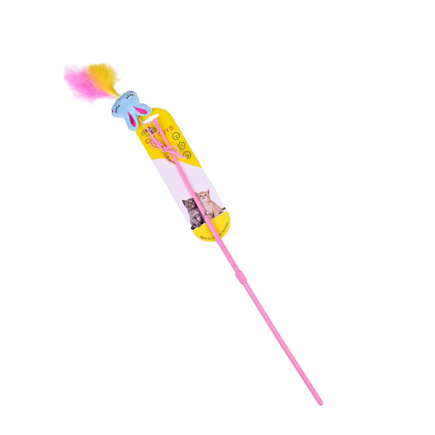 CAT TOY WITH FEATHERS BO-SK027