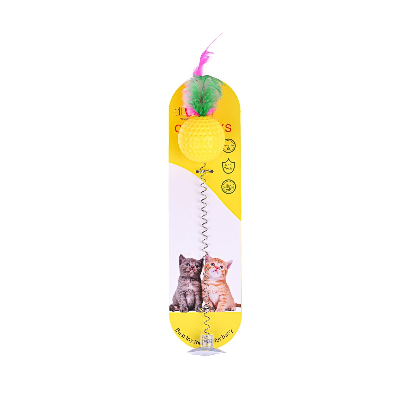 CAT TOY WITH FEATHERS BO-SK020