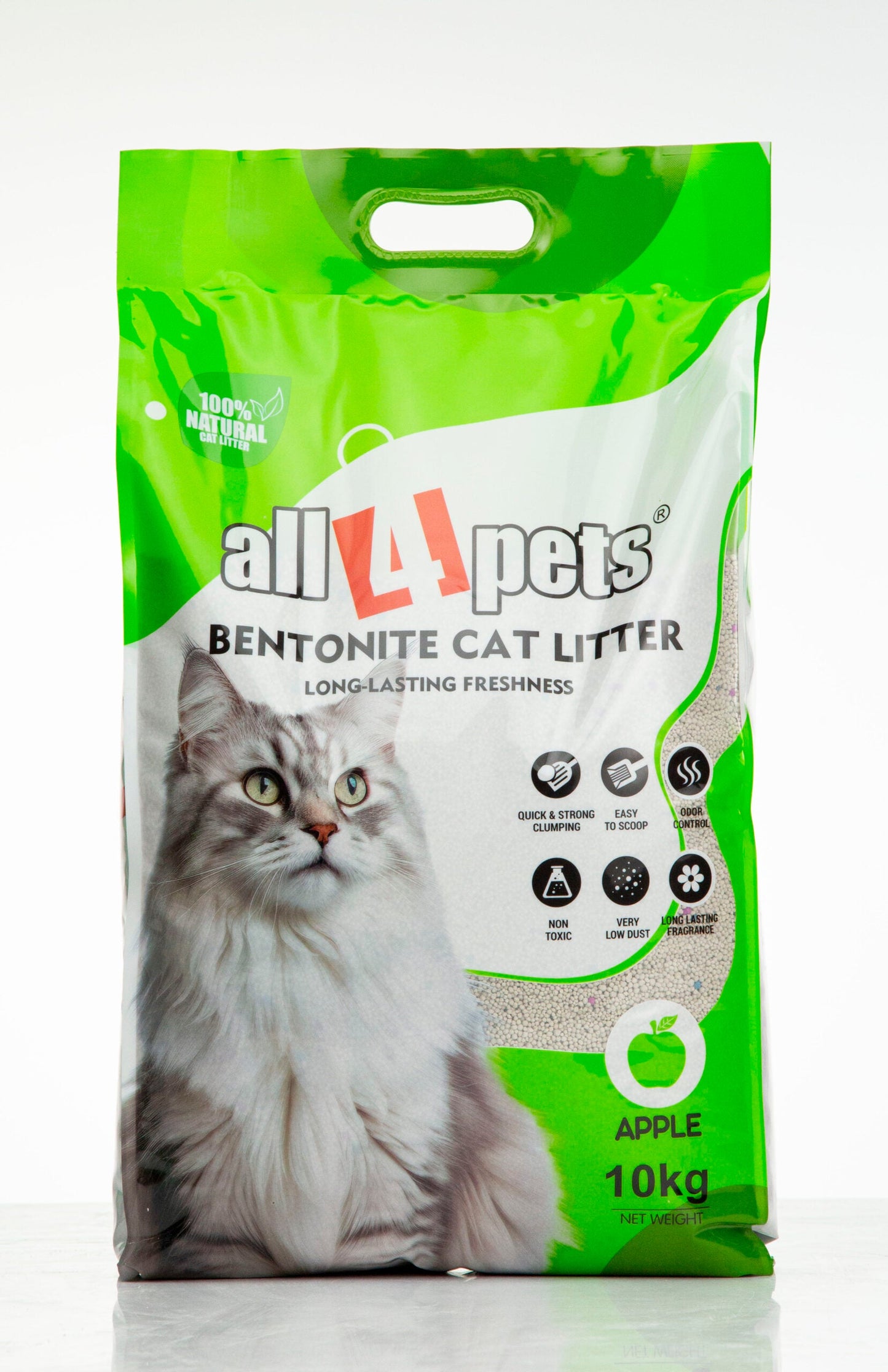 ALL4PETS BENTONITE CAT LITTER LONG-LASTING FRESHNESS
