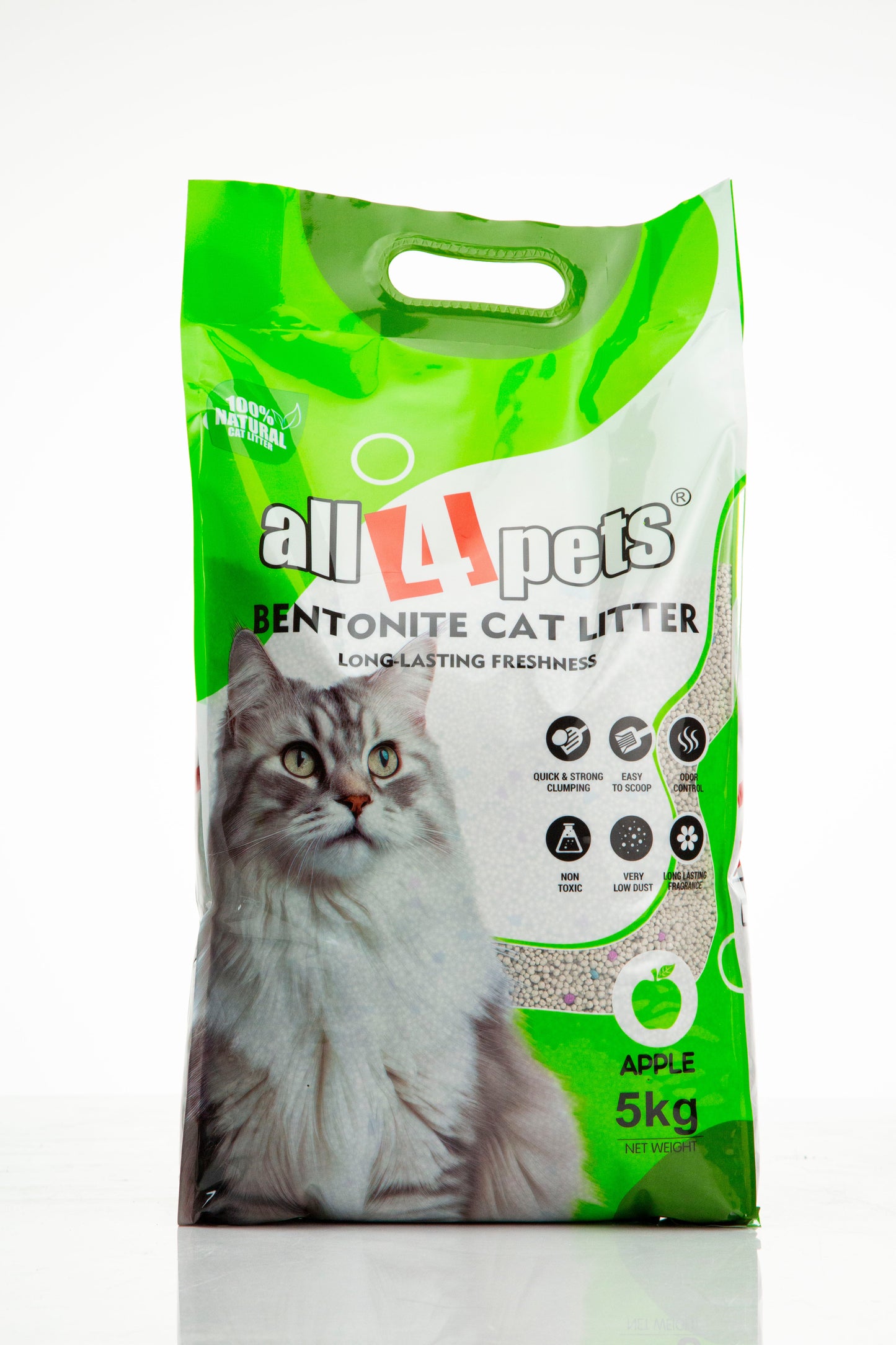 ALL4PETS BENTONITE CAT LITTER LONG-LASTING FRESHNESS