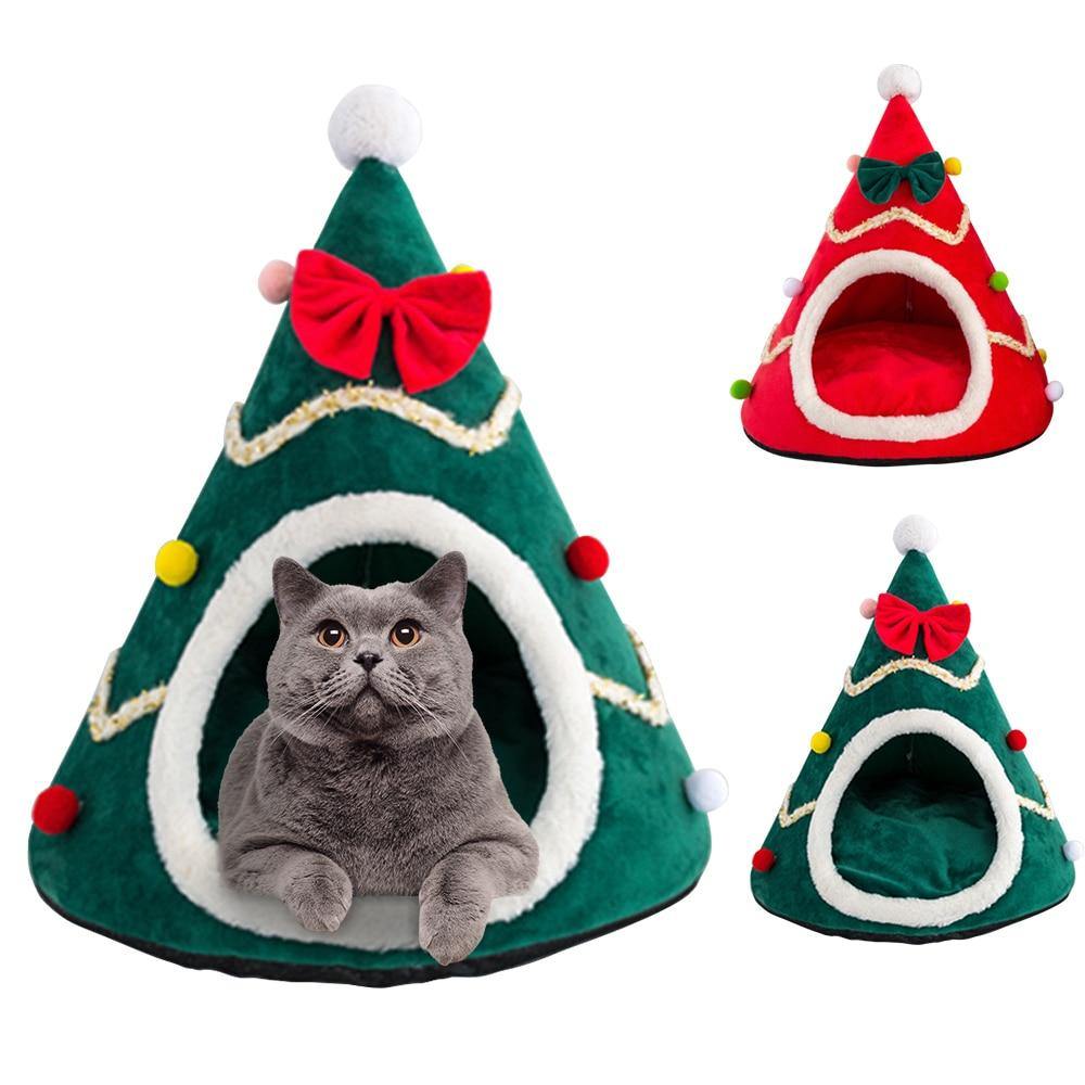 CHRISTMAS-TREE-SHAPE-BED-FOR-DOGS-CATS