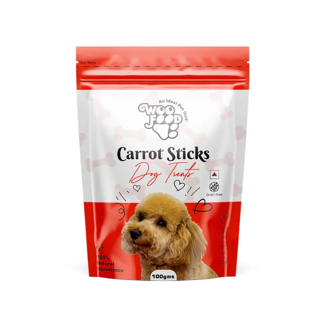 WooFood Carrot Sticks Dog Treats -100gm