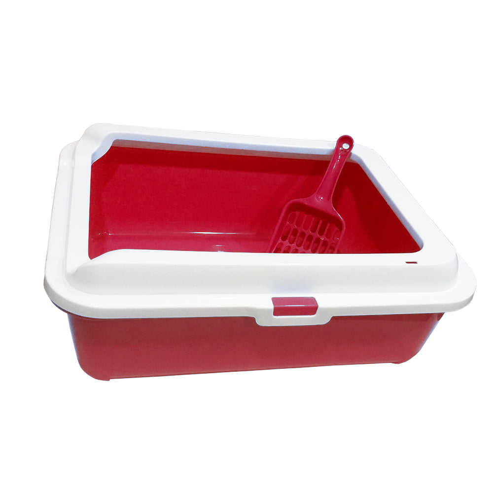 All4pets Cat Litter Box Size: 42*32*15.5cm(Colour May Very)