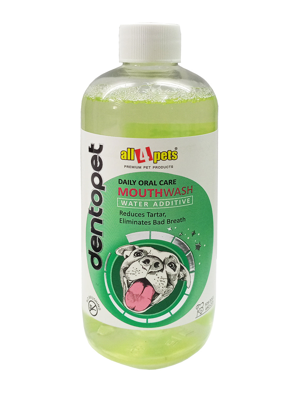 All4pets Dentopet Daily Oral Care Mouthwash For Dogs & Cats-300Ml