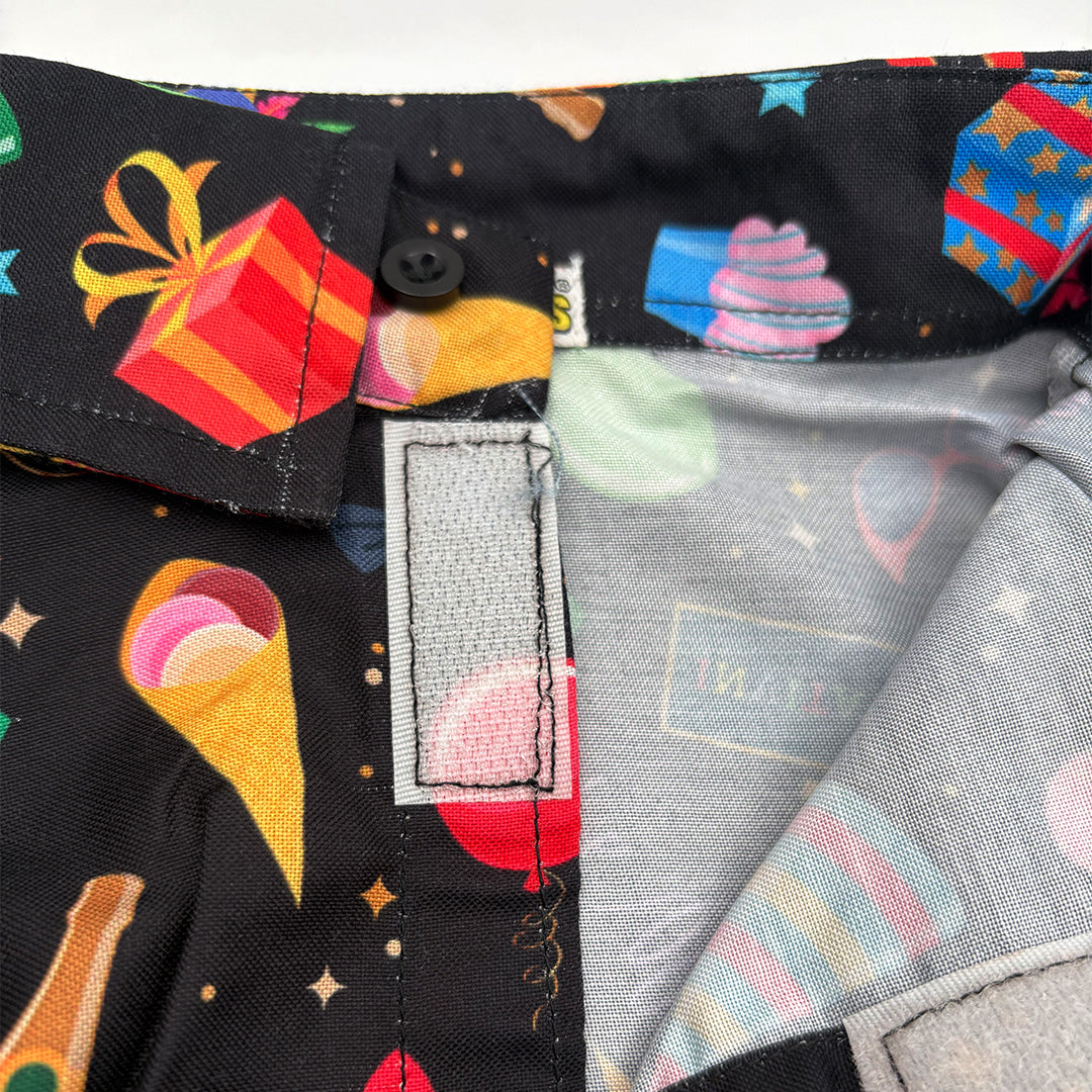 Party Print Dog Shirt soft fabric