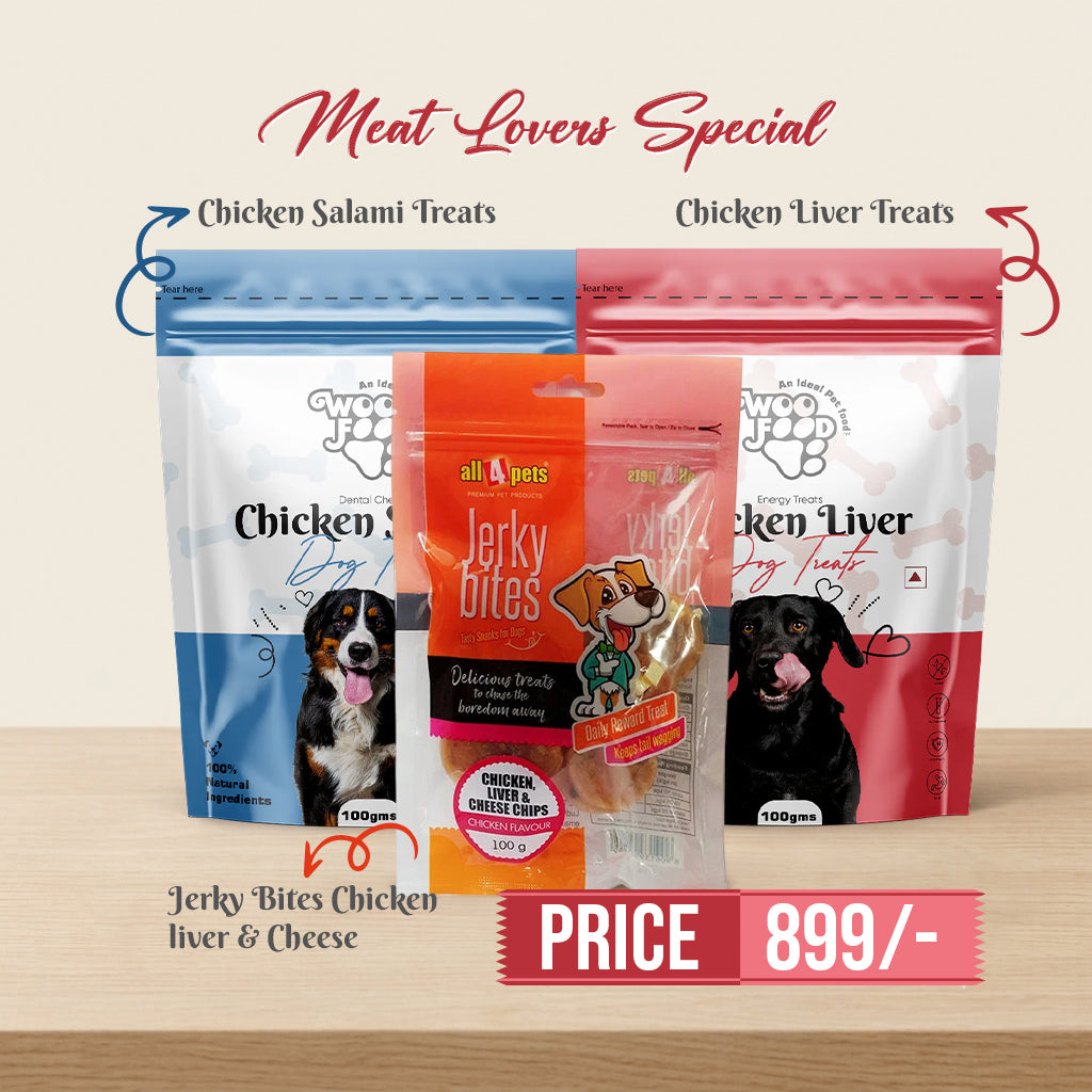 Dog Meat Lovers Treat Combo