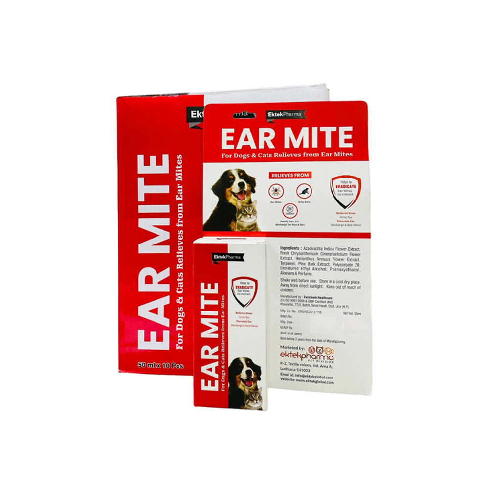 EAR MITE FOR Dogs & Cats 50ml