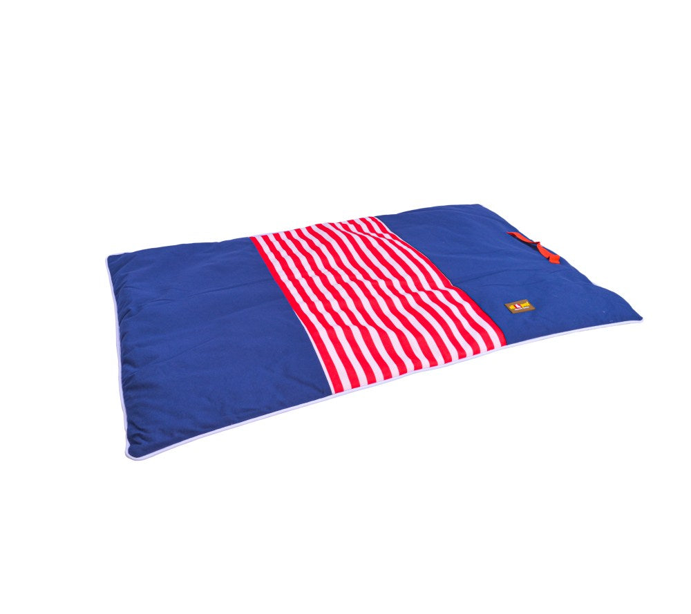 All4pets Velvet Blue Pet Mat Bed For Dogs & Cats