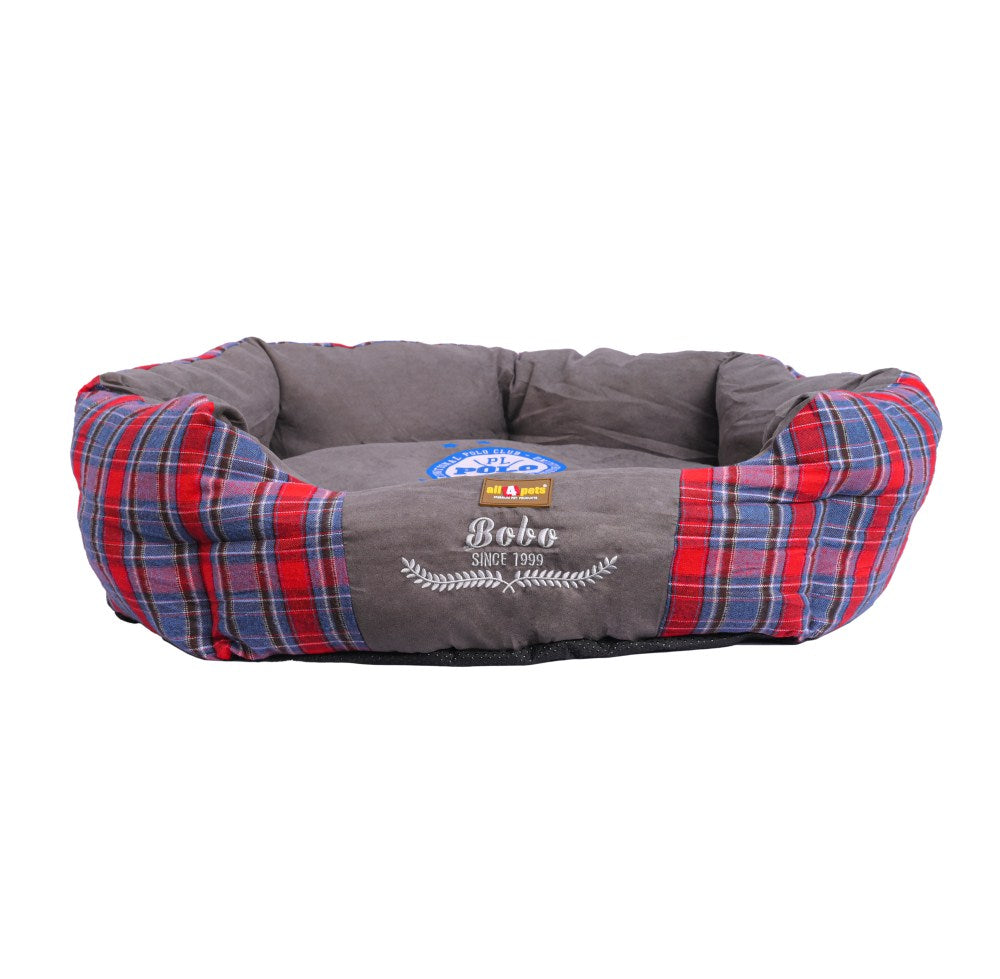 All4pets Sofa Style Velvet Pet Bed For Dogs & Cats