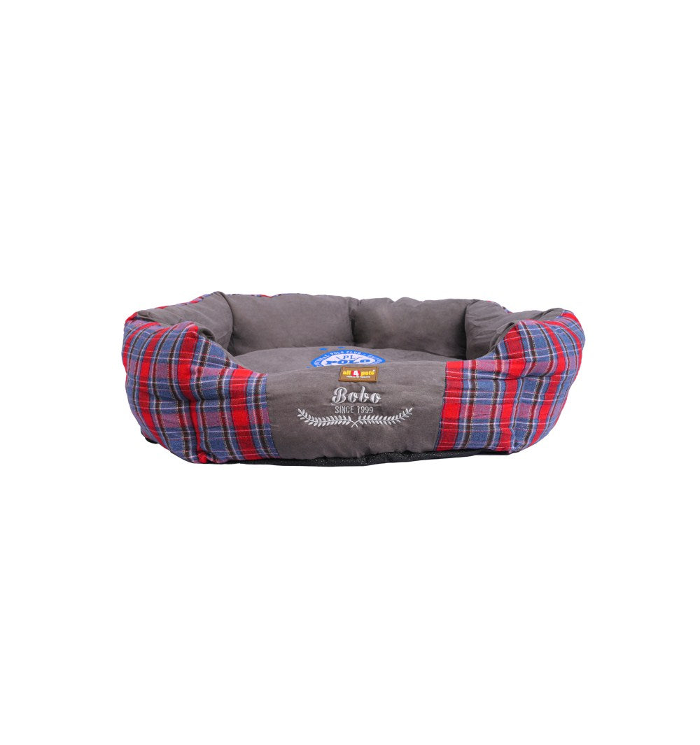 All4pets Sofa Style Velvet Pet Bed For Dogs & Cats