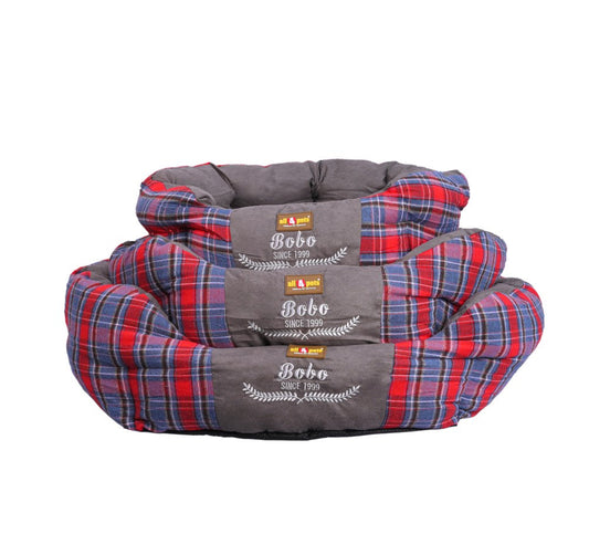 All4pets Sofa Style Velvet Pet Bed For Dogs & Cats