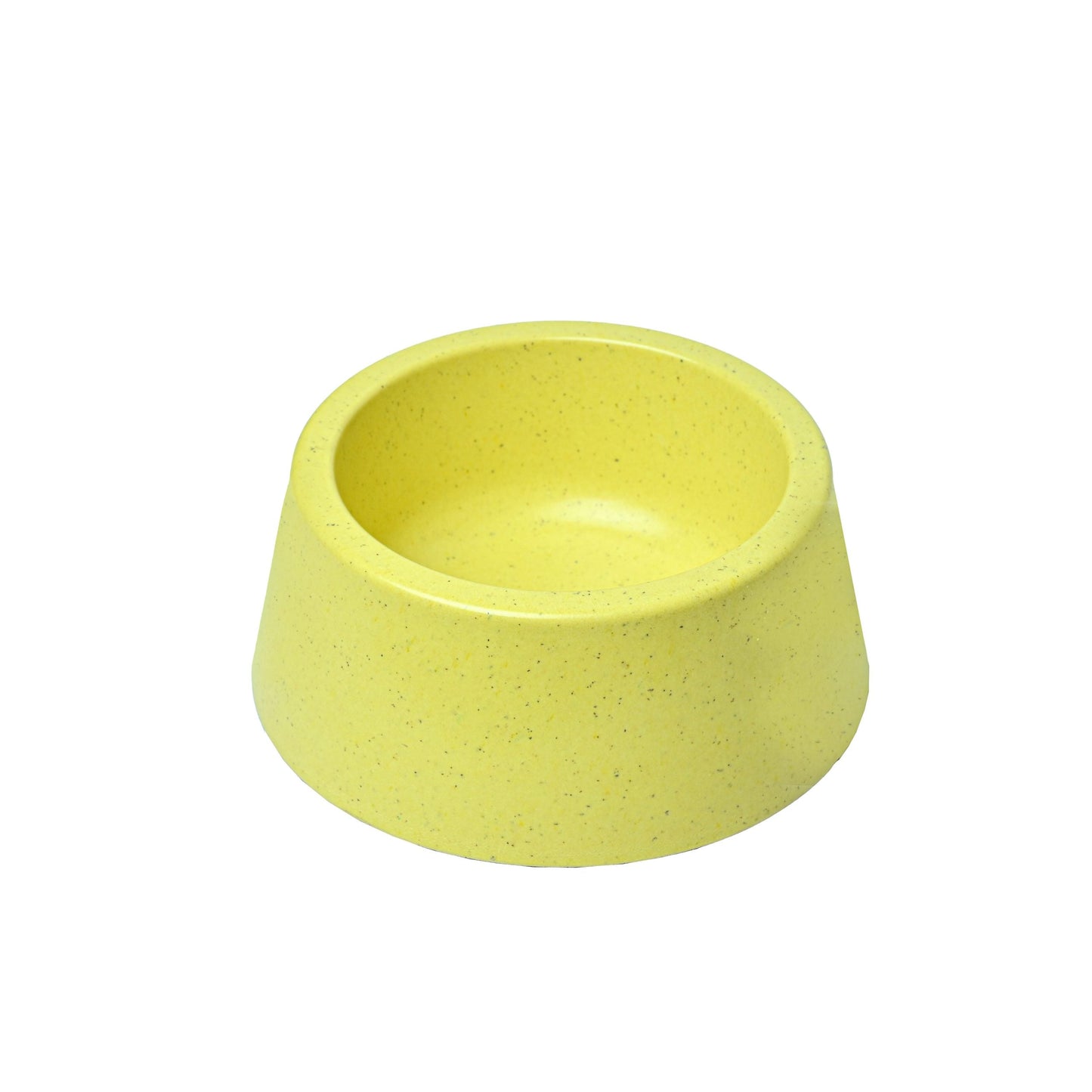 All4pets Round Bamboo Pet Bowl for Dogs and Cats