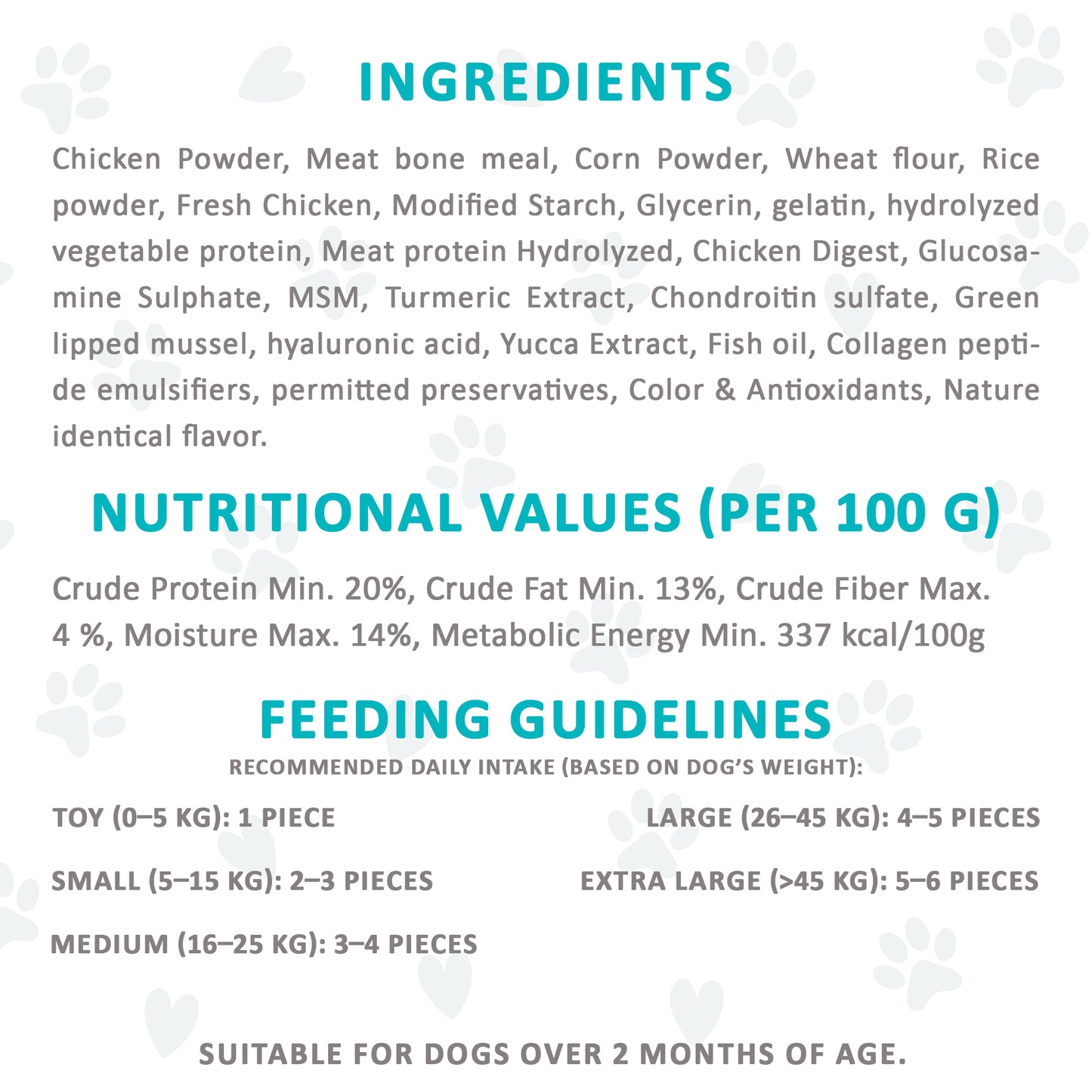 SOFT CHEWS- HIP & JOINT FOR DOGS