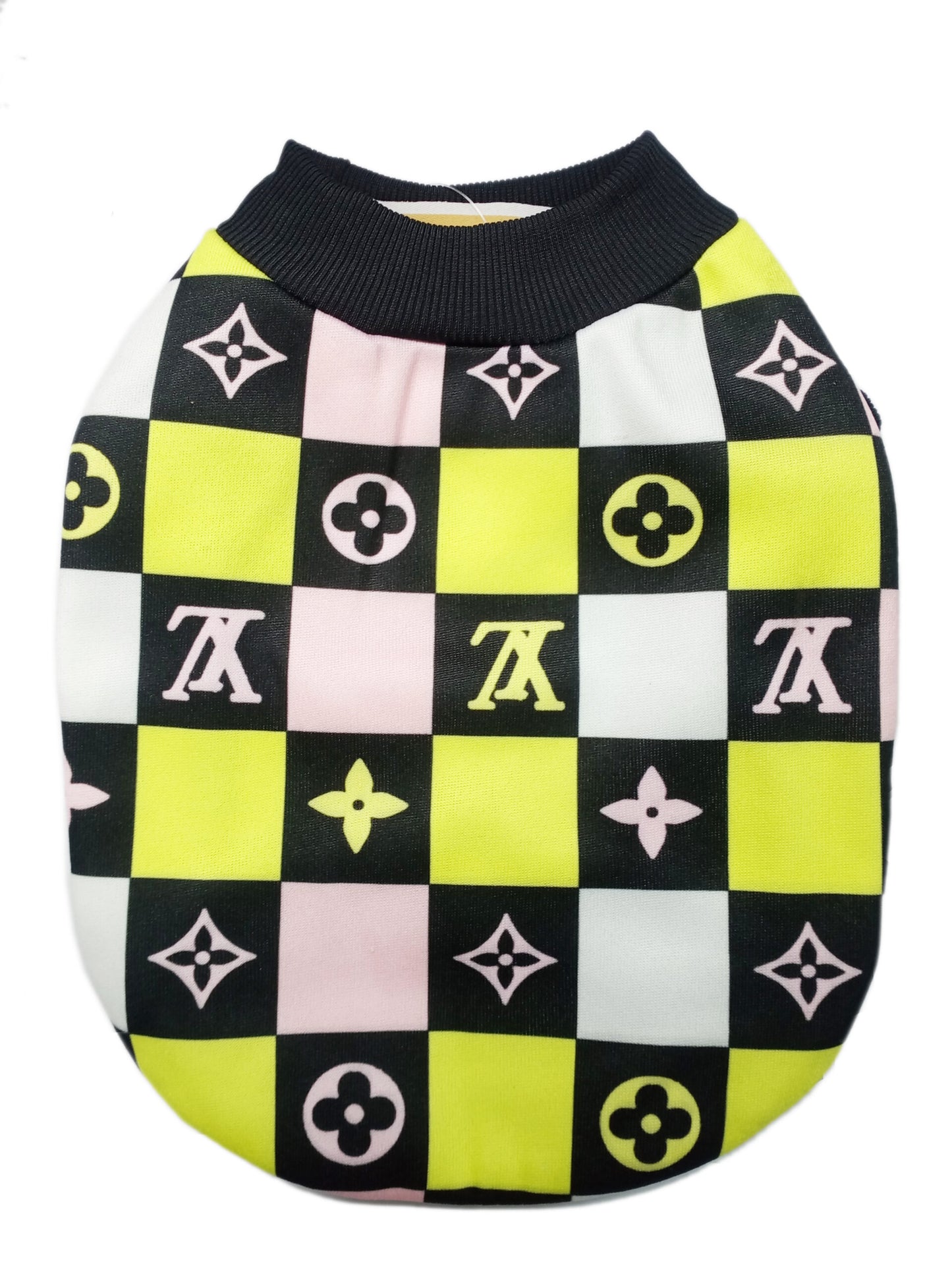 ALL4PET DOG WINTER T-SHIRT(YELLOW/BLACK)