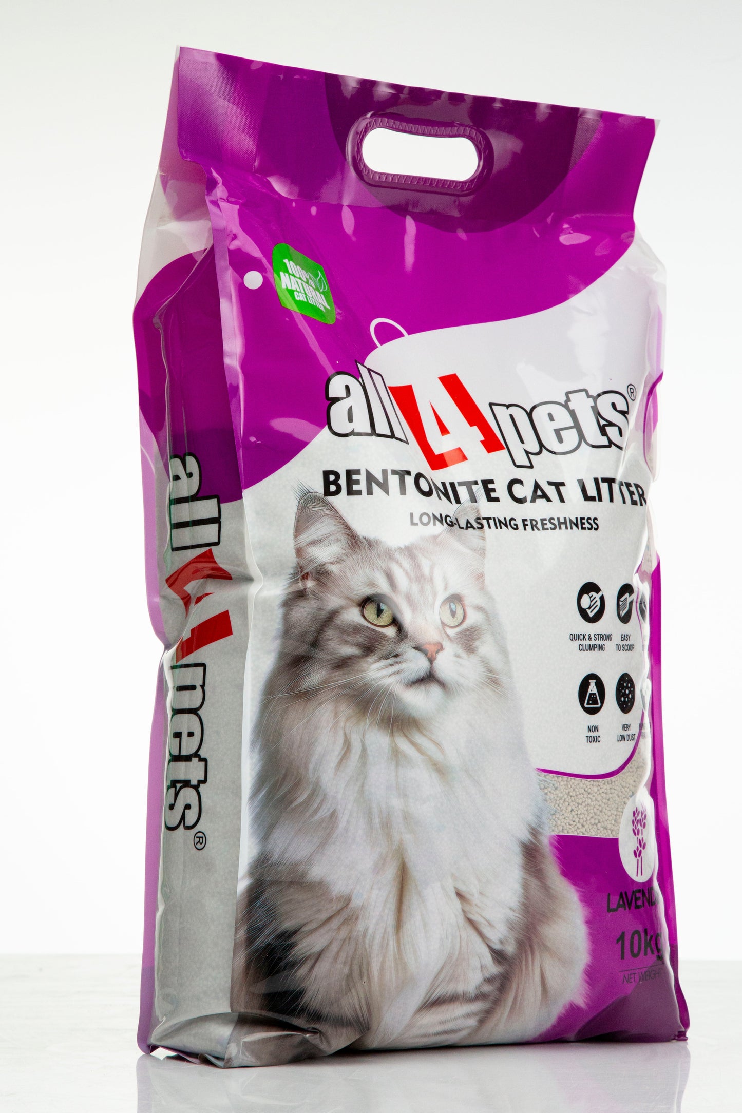 ALL4PETS BENTONITE CAT LITTER LONG-LASTING FRESHNESS