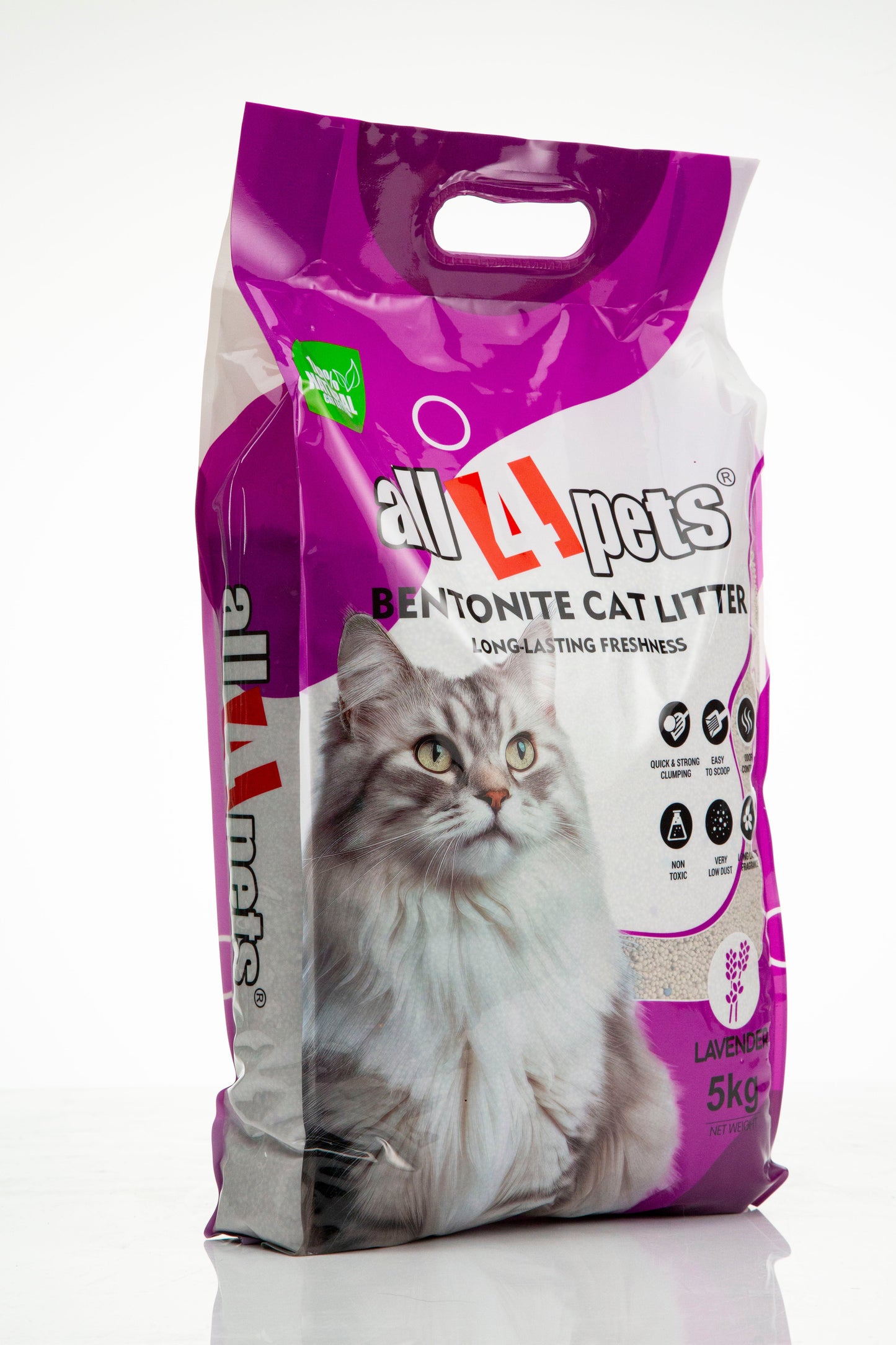ALL4PETS BENTONITE CAT LITTER LONG-LASTING FRESHNESS