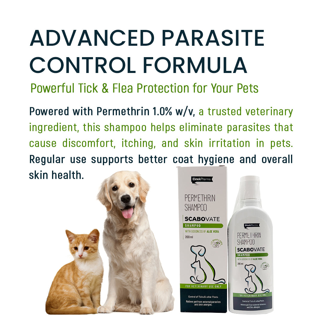 Scabovate-advanced formula for flea and tick control