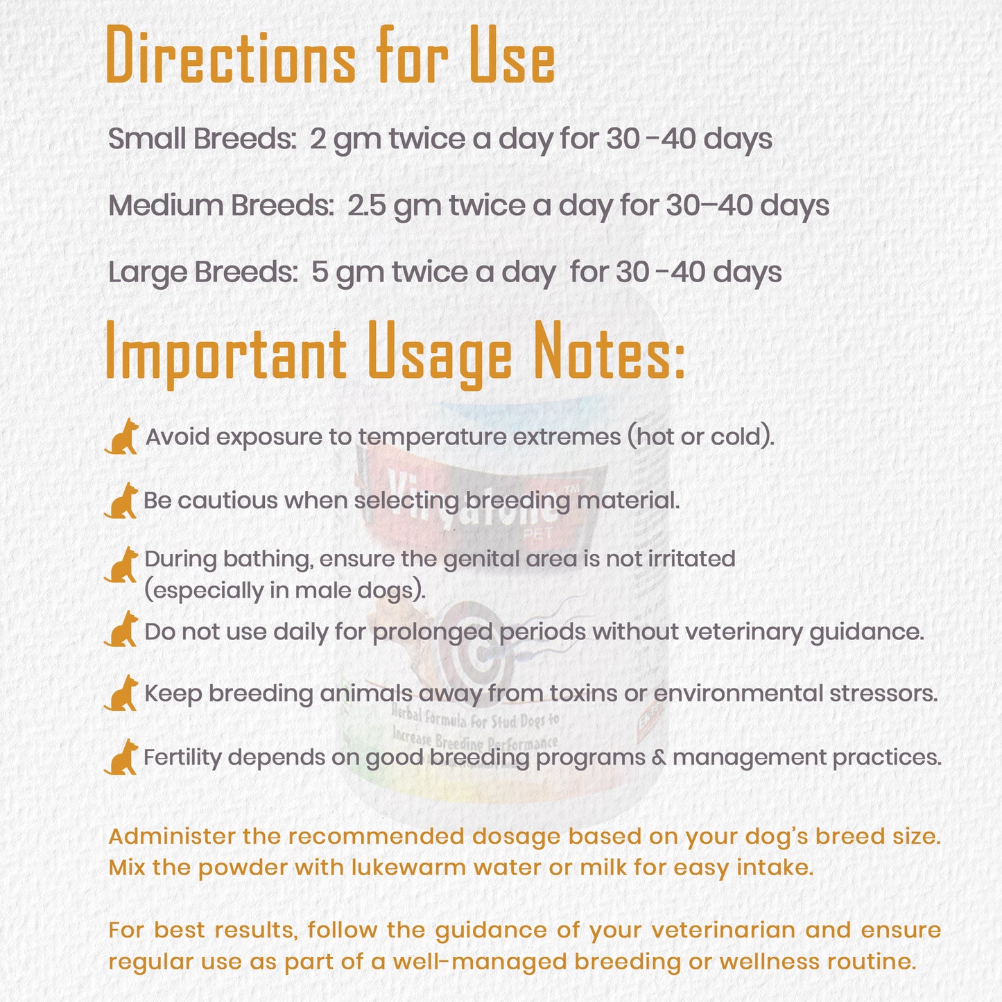 Viryatone Pet Powder-100gm (Rejuvenating & Powerful Aphrodisiac)