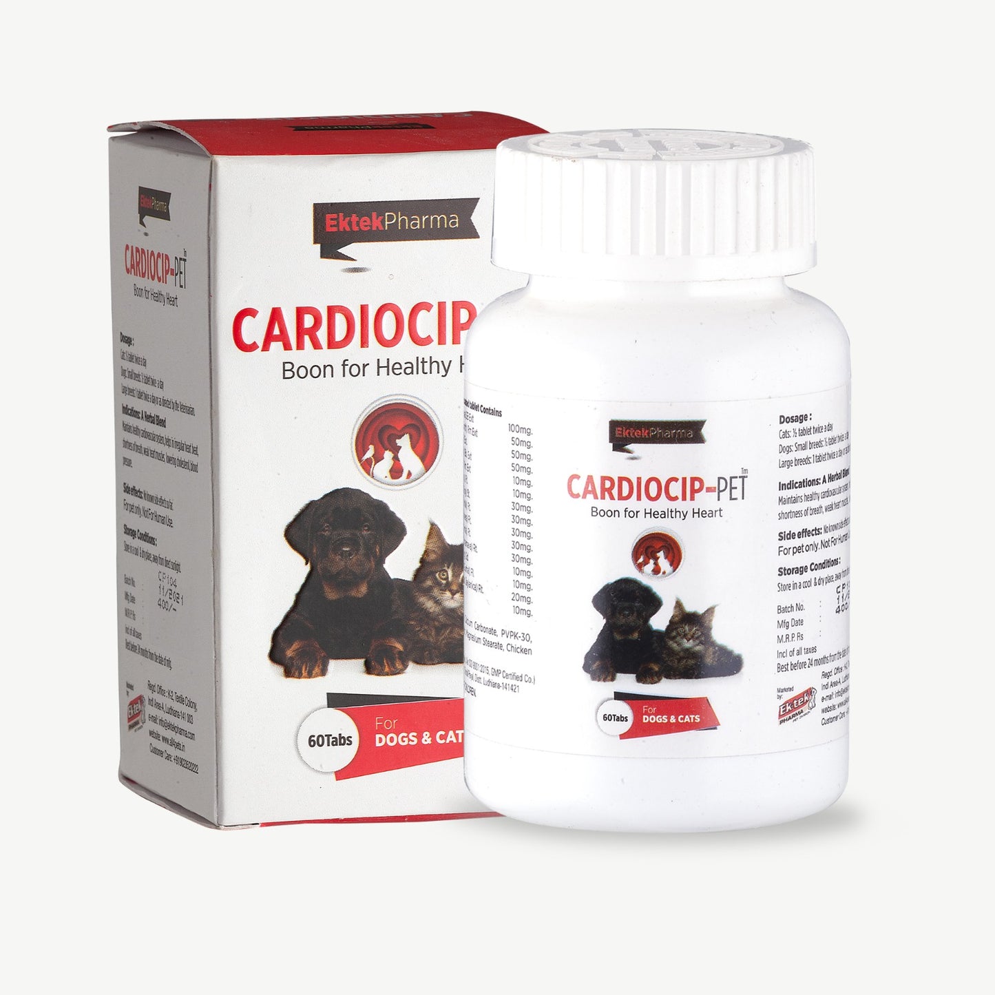 Cardiocip-Pet-60 Tablets (to Maintain Healthy Cardio Vascular System)