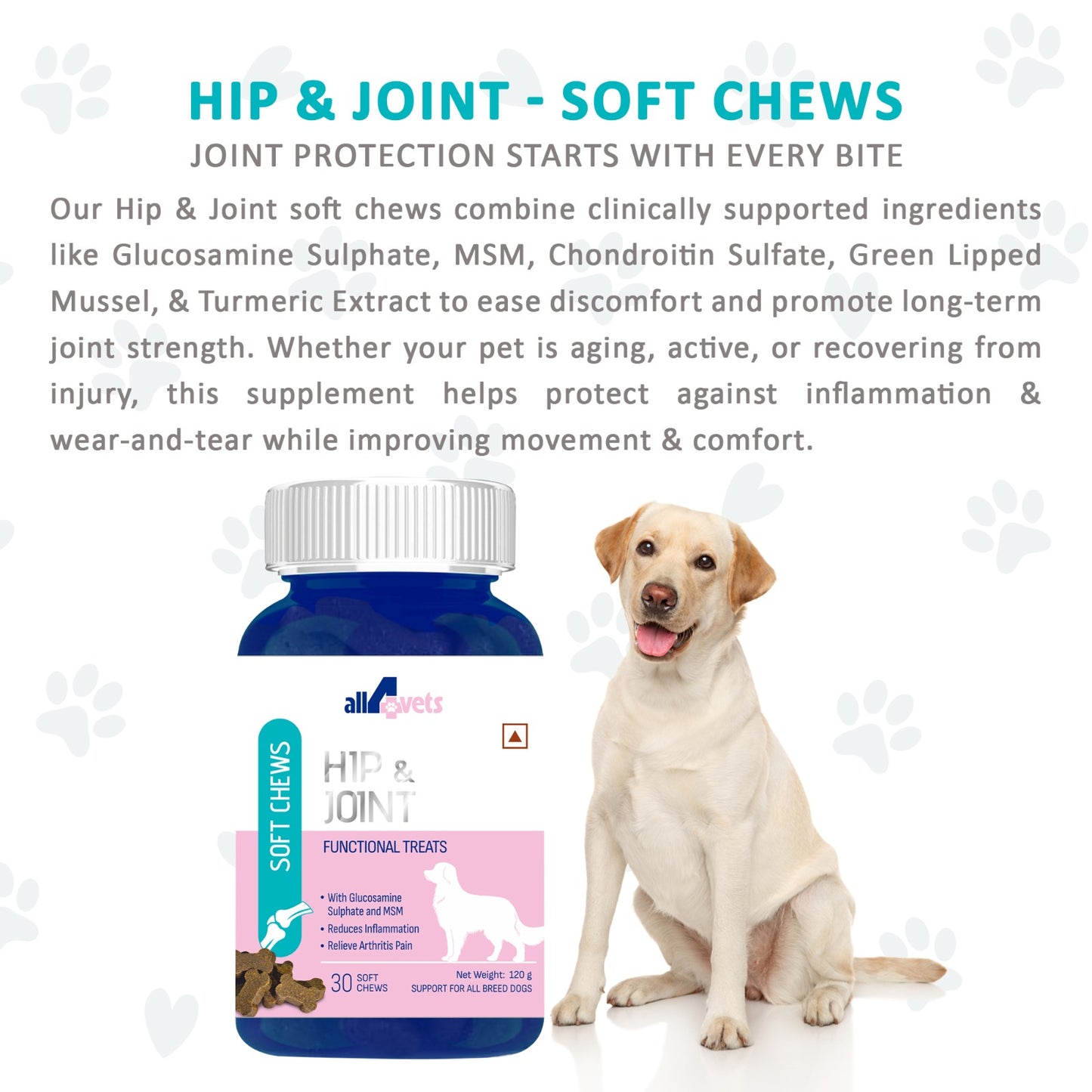 SOFT CHEWS- HIP & JOINT FOR DOGS