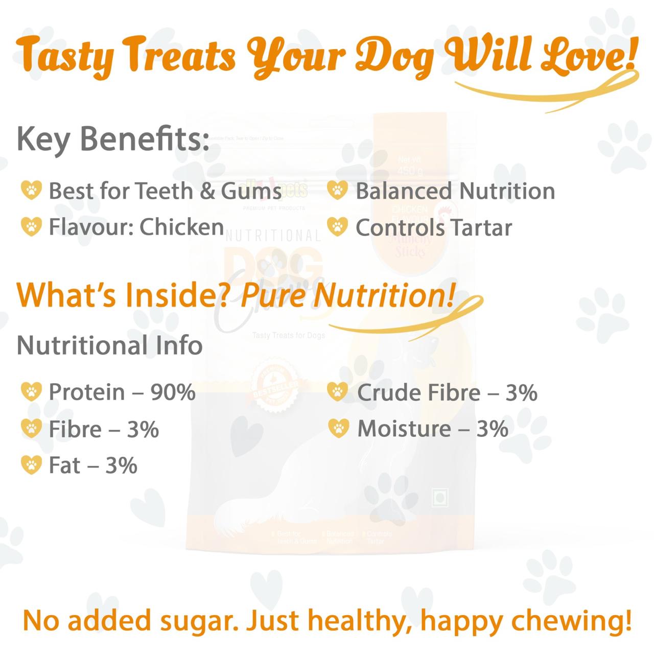 MUNCHY STICK CHICKEN FLAVOUR 450g