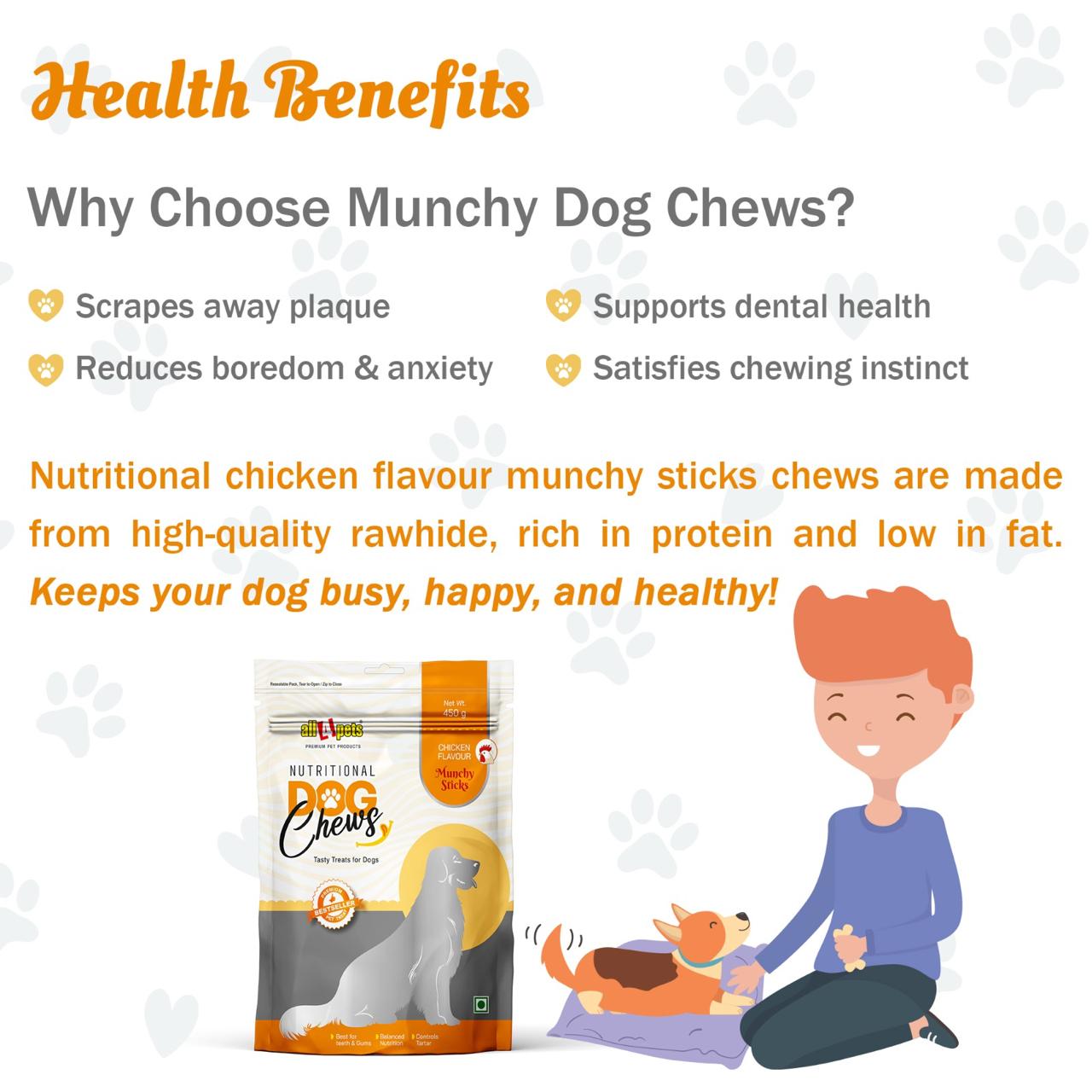 MUNCHY STICK CHICKEN FLAVOUR 450g