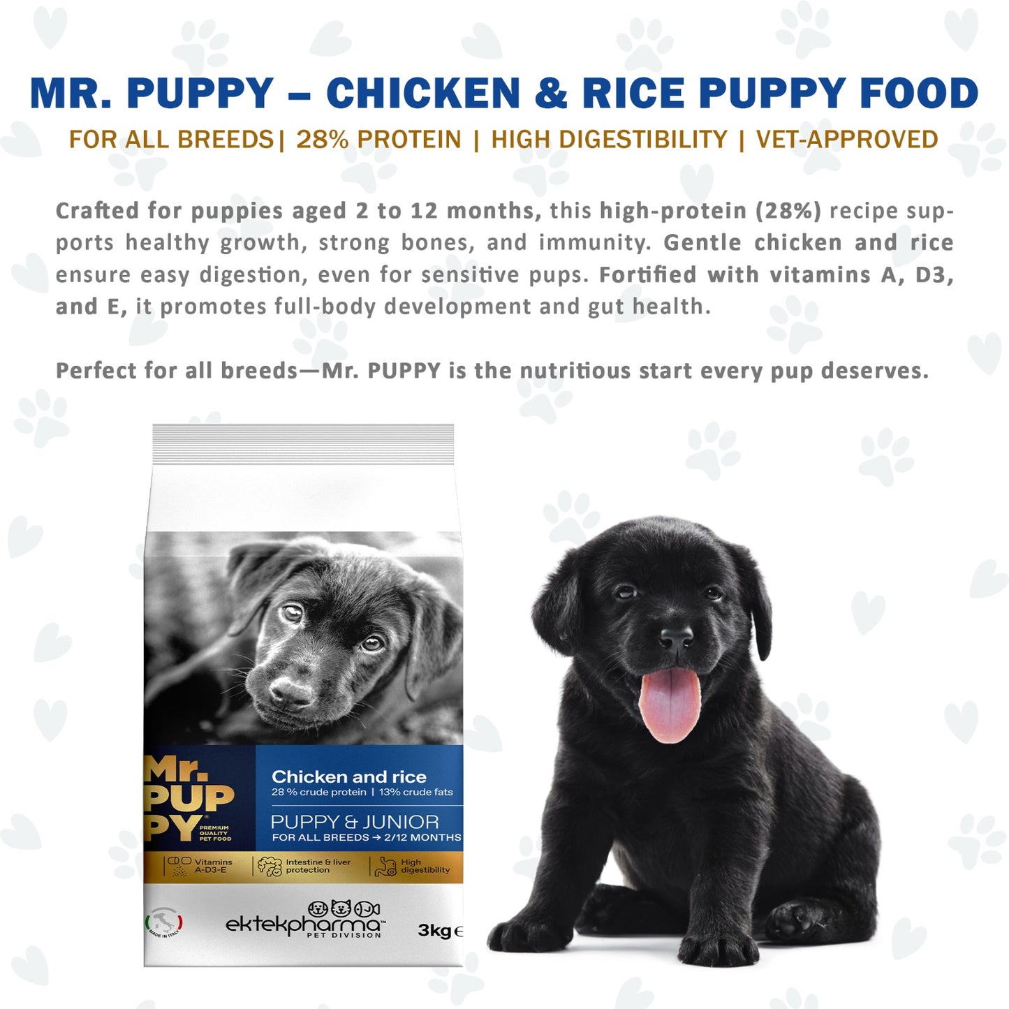 Mr. Puppy With Chicken And Rice Dog Food
