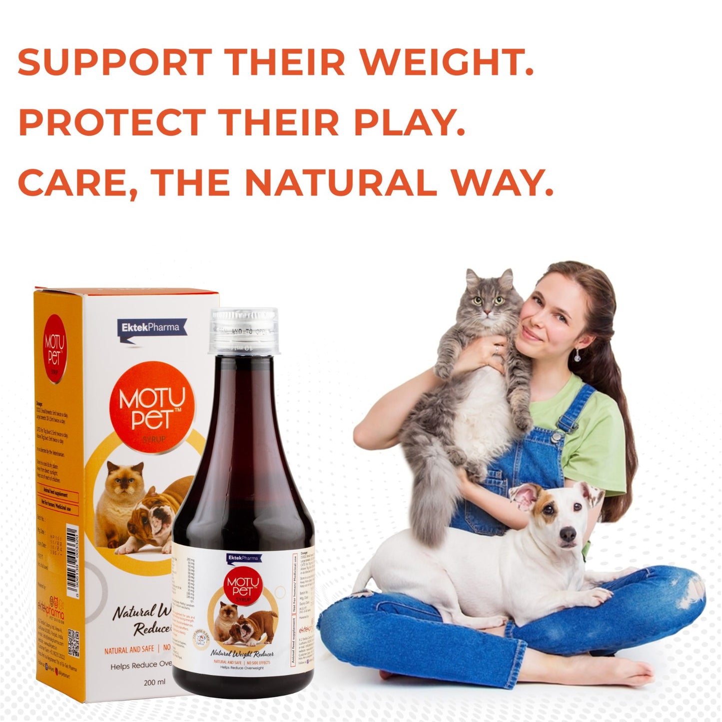 All4pets Motu Pet Syrup for Dogs and Cats- 200ml