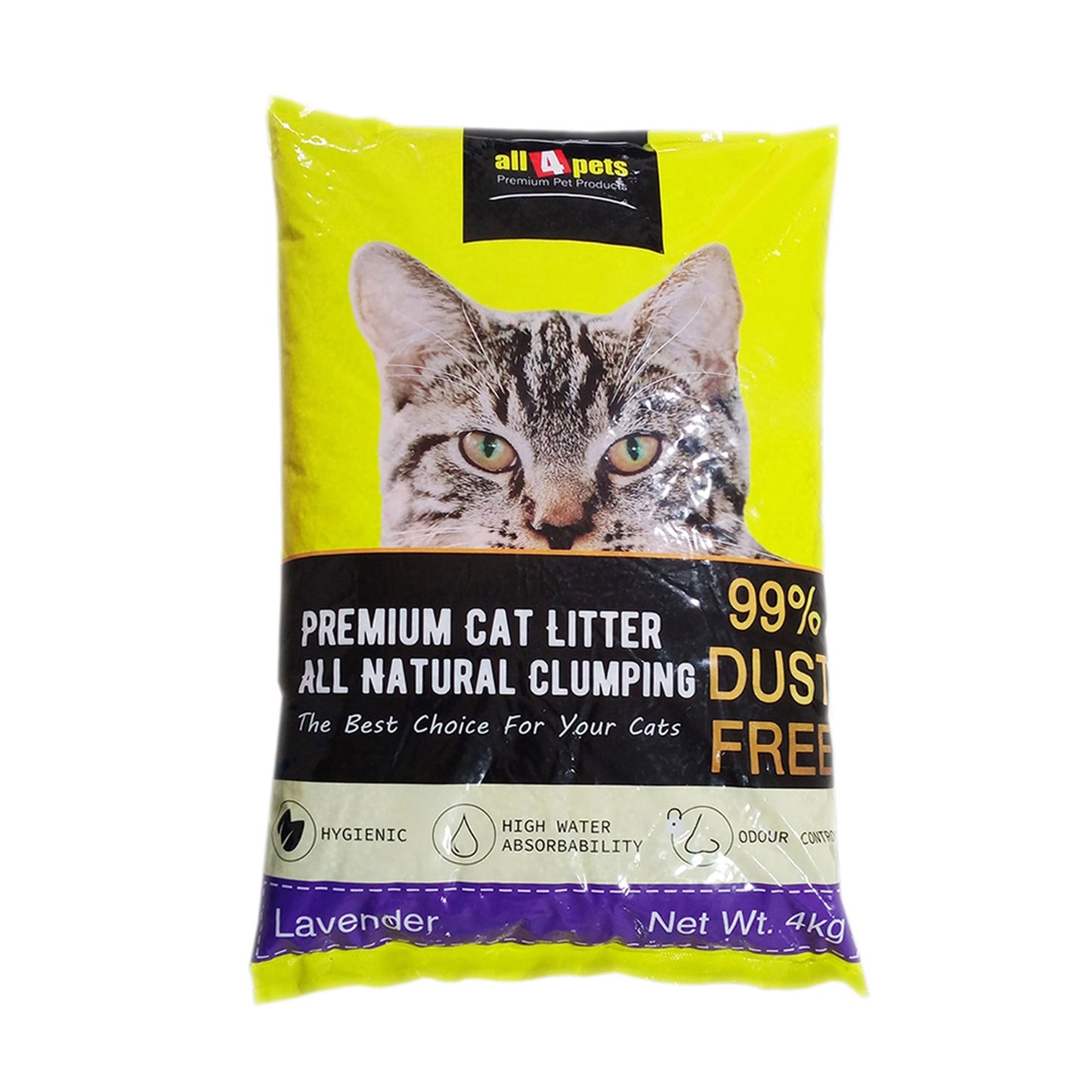 All4pets All Natural Dust Free Cat Litter 4Kg Pack