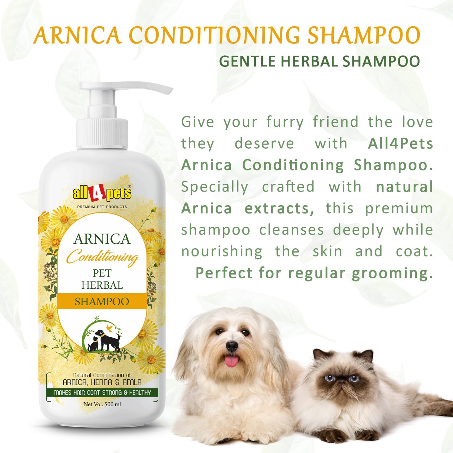 All4pets Arnica Conditioning Dog Shampoo
