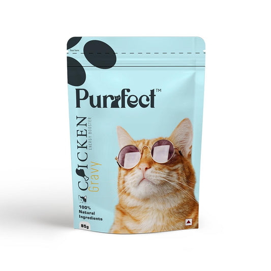 Purrfect Chicken Gravy (Energy booster) - 85g (Pack of 5)