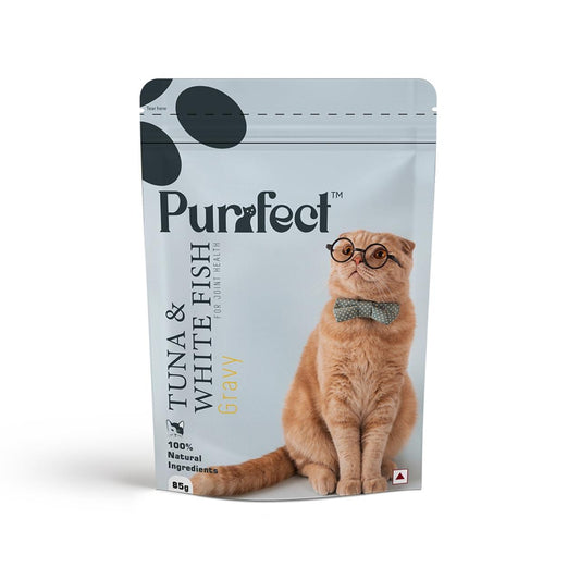 Purrfect Tuna and White Fish Gravy (For Joint Health) - 85g (Pack of 5)