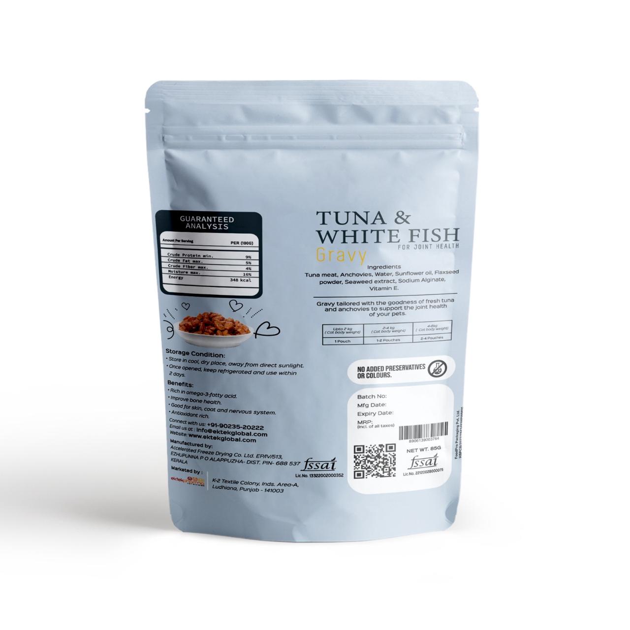 Purrfect Tuna and White Fish Gravy (For Joint Health) - 85g (Pack of 5)