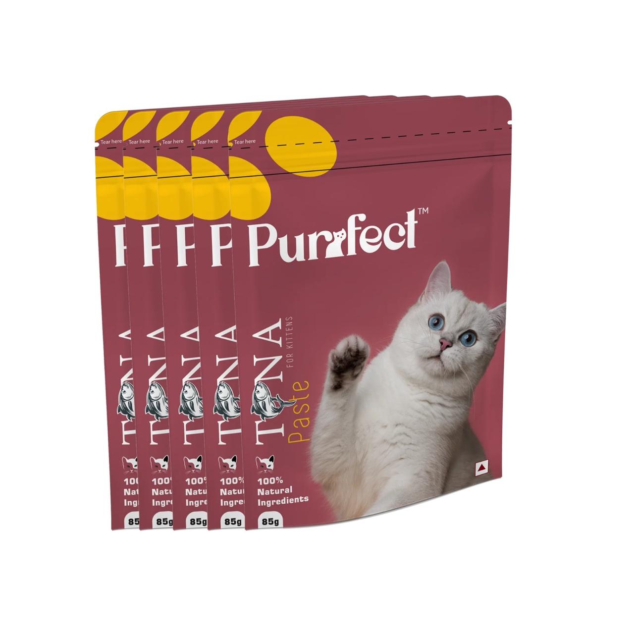 Purrfect Tuna Paste for Kittens (Energy booster) - 85g (Pack of 5)
