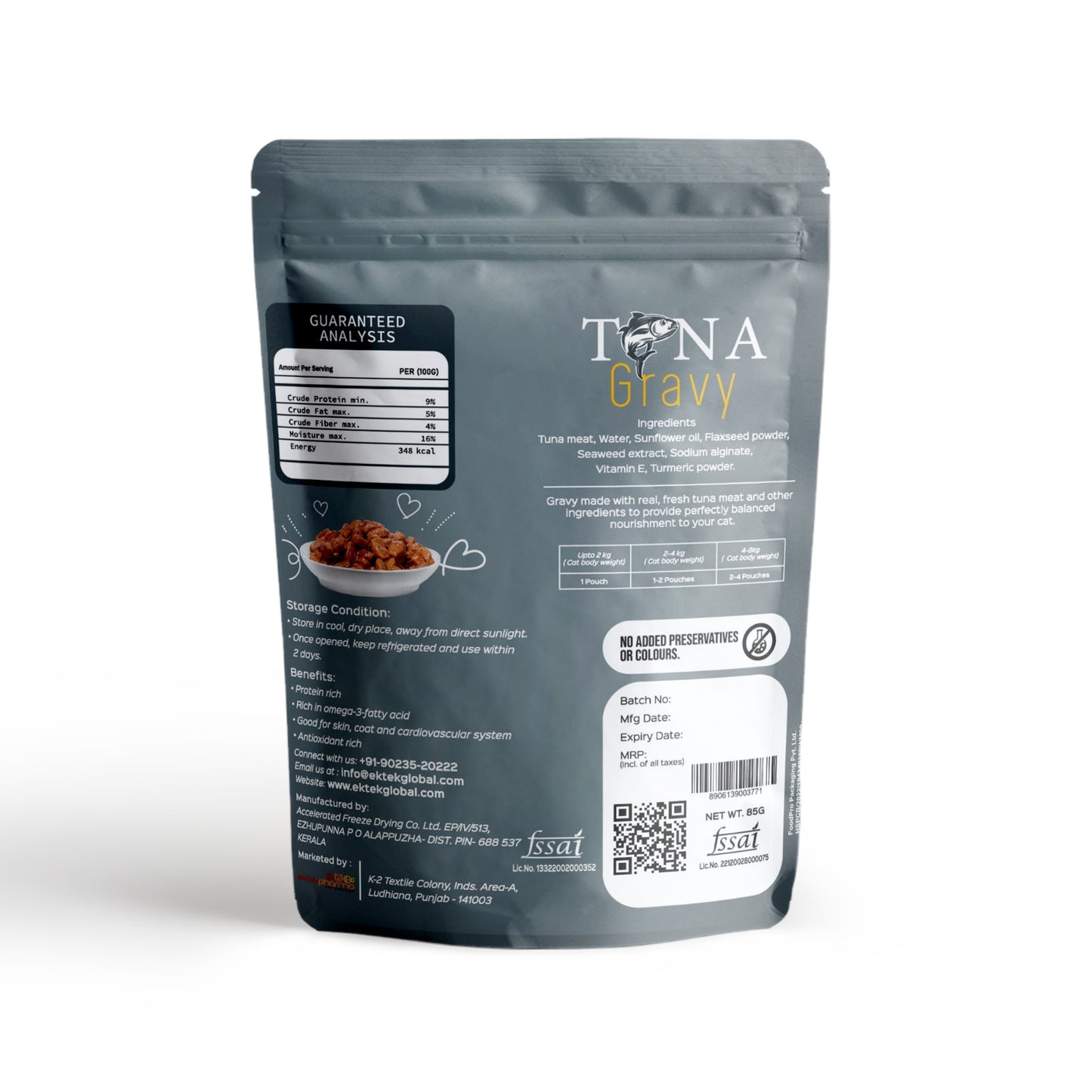 Purrfect Tuna Gravy- 85g (Pack of 5)