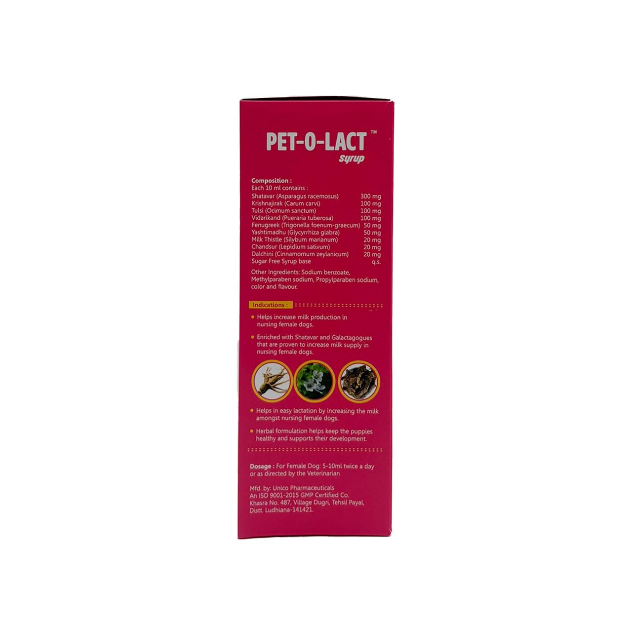 All4pets Pet-O-Lact Syrup -200ml ( Natural Lactation Booster)