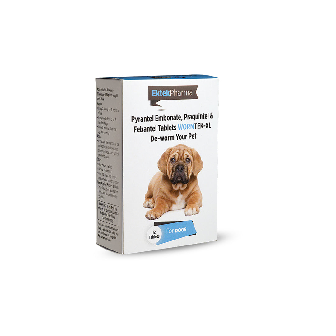 Worm-Tek XL Tablet (Multi Spectrum All Wormer) For Dogs