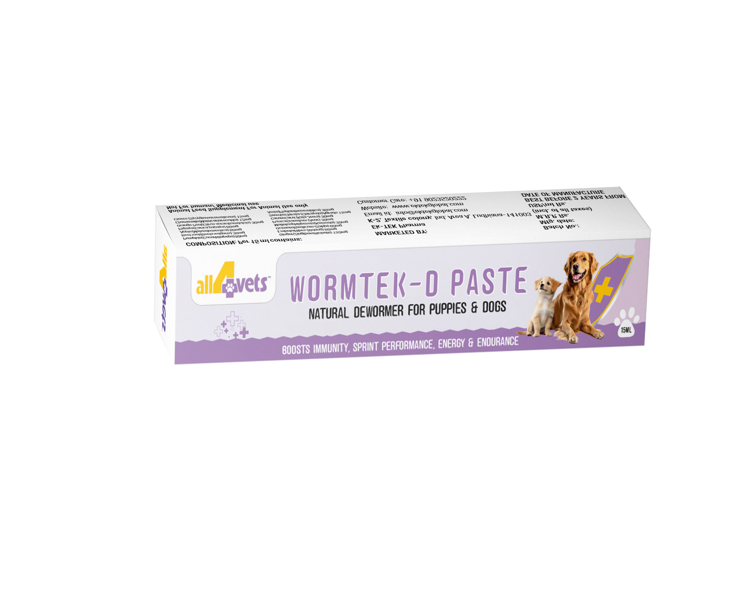 WORMTEK-D PASTE FOR PUPPIES & DOGS