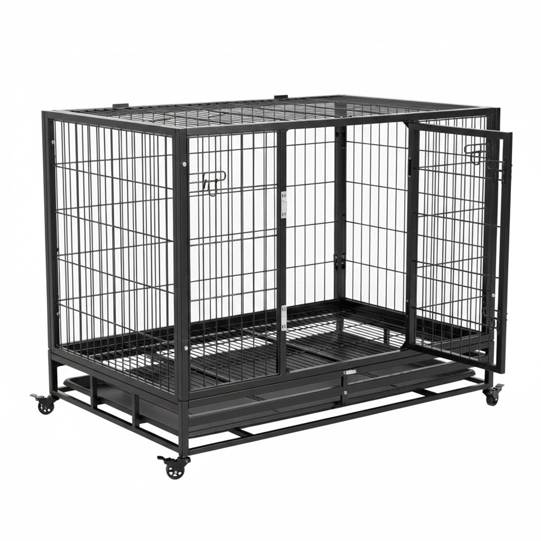 black-dog-cage-pinjra-with-gate