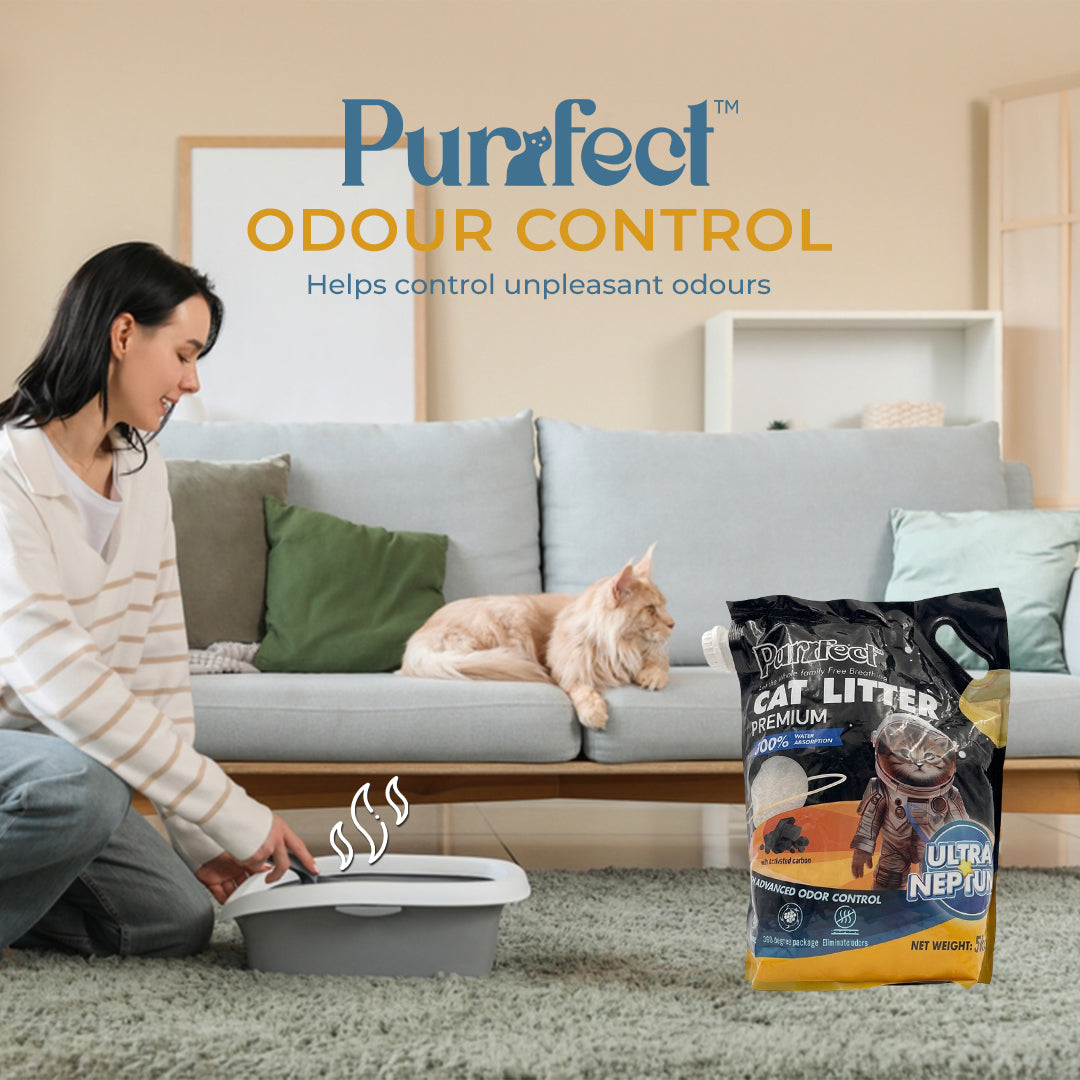 Purrfect Premium Cat Litter – Ultra Neptune with Activated Carbon | 5kg