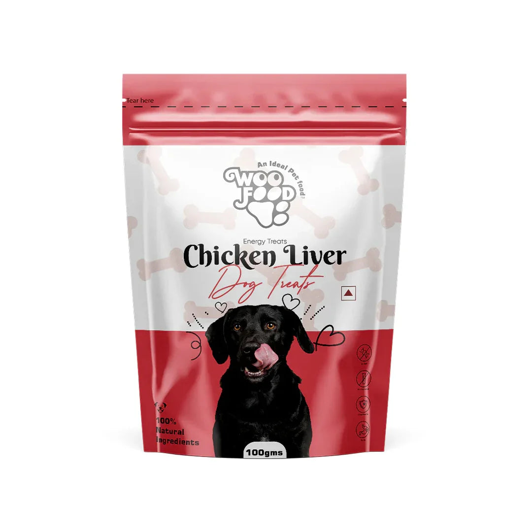 WooFood Chicken Liver Dog Treats -100gm