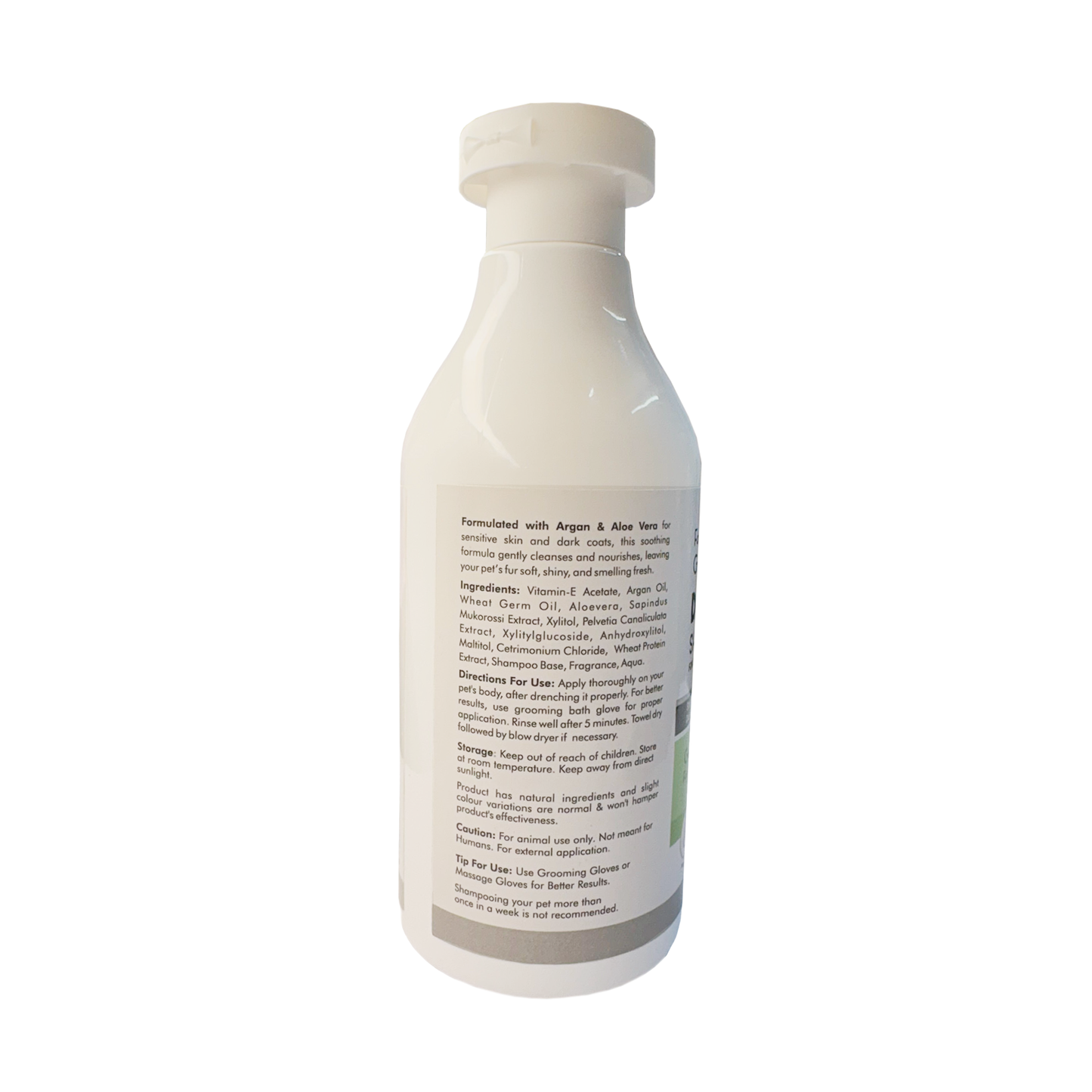Ek-Tek Dark Coat Shampoo & Conditioner bottle showing label and 300ml packaging