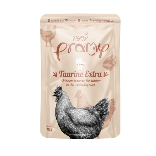 Best Pramy Cat Food Chicken Mousse 70g (Pack of 5)