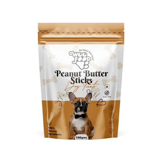 WooFood Peanut Butter Sticks Dog Treats -100gm