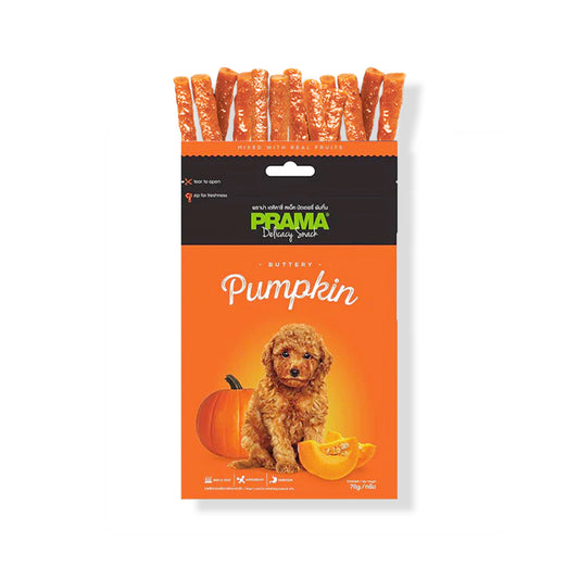 Prama Buttery Pumpkin Dog Treats 70g(Combo Pack of 2)