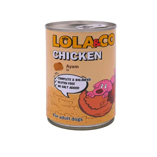 Lola & Co Dog Can Chicken flavour 400g